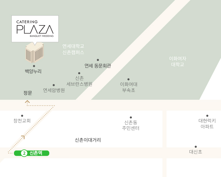 케이터링 서울지점 지도