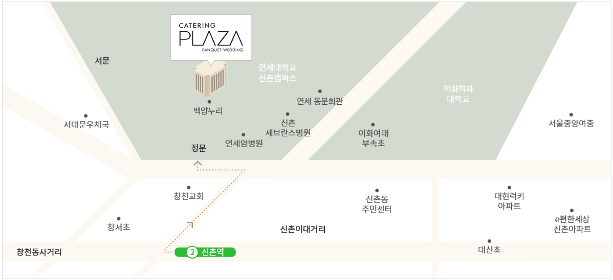 서울 지점 지도